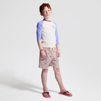 شورت سباحة مقلم عليه نقش أشجار النخيل للأولاد